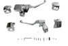 V-Twin - 26-0406 - Handlebar Control Kit Chrome - Fits 1996-2006 Harley-Davidson FLHT, 1996-2004 FLT