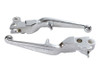 V-Twin - 26-0415 - Chrome Trigger Style Hand Lever Set - Fits 1996-2007 Harley-Davidson FXST, FLT, FLST, 1996-2003 XL, 1996-2007 FXD