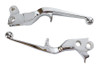 V-Twin - 26-0415 - Chrome Trigger Style Hand Lever Set - Fits 1996-2007 Harley-Davidson FXST, FLT, FLST, 1996-2003 XL, 1996-2007 FXD