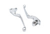 V-Twin - 26-0580 - Chrome Wide Hand Lever Set - Fits 1972-1981 Harley-Davidson XL, FL, FX
