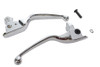 V-Twin - 26-0741 - Chrome Smooth Contour Hand Lever Set