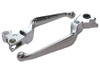 V-Twin - 26-0743 - Chrome V-Cut Hand Lever Set
