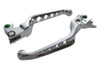 V-Twin - 26-0788 - Chrome Drilled Hand Lever Set - Fits 1996-2007 Harley-Davidson FXST, FLT, FLST, 1996-2003 XL, 1996-2007 FXD