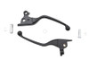 V-Twin - 26-0963 - Black Narrow Smooth Contour Hand Lever Set - Fits 2008-2013 Harley-Davidson FLT