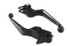 V-Twin - 26-0980 - Black Smooth Contour Hand Lever Set