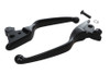 V-Twin - 26-0981 - Black Smooth Contour Hand Lever Set