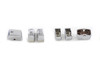 V-Twin - 26-0990 - Handlebar Switch Cap Set Chrome - Fits 2011 Harley-Davidson FLST (Except FLSTSE2), 2011 FXST