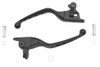 V-Twin - 26-1020 - 4 Hole Hand Lever Set Black - Fits 2021-2023 Harley-Davidson FLTRT, FLHR, FLTR, FLHX, FLHT, FLRT, FLHTCUTG