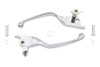 V-Twin - 26-1025 - Wide Blade Hand Lever Set Chrome - Fits 2021-2023 Harley-Davidson FLTRT, FLHR, FLTR, FLHX, FLHT, FLRT, FLHTCUTG