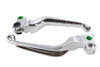 V-Twin - 26-2171 - Chrome Contour Hand Lever Set - Fits 1979-1995 Harley-Davidson FLT, 1982-1994 FXR, 1984-1995 FXST, 1982-1984 FX, FL, 1986-1995 FLST, 1991-1995 FXD