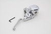V-Twin - 26-2215 - Handlebar Master Cylinder Assembly Chrome - Fits 2014-2021 Harley-Davidson XL (with ABS)