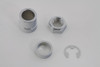 V-Twin - 2613-4 - Rear Axle Nut Kit Chrome