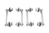 V-Twin - 2634-12T - Chrome Saddlebag Hanger Set