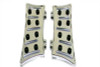 V-Twin - 27-0021 - Driver Footboard Set Slasher Style