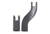 V-Twin - 27-0314 - Rear Passenger Footpeg Mount Set Black - Fits 2002-2005 Harley-Davidson FXD, FXDWG