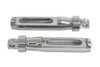 V-Twin - 27-0320 - Chrome Batique Style Footpeg Set