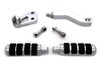 V-Twin - 27-0439 - Cats Paw Passenger Footpeg Kit - Fits 1994-2005 Harley-Davidson FXD, FXDWG