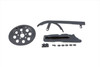 V-Twin - 27-0541 - Chrome Belt Guard and Pulley Cover Kit - Fits 1991-1999 Harley-Davidson XL (5-Speed)