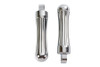 V-Twin - 27-0603 - Chrome Billet Batique Style Footpeg Set