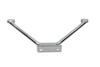 V-Twin - 27-0632 - Chrome Passenger Footpeg Mount Bracket - Fits 1941-1957 Harley-Davidson FL, 1936-1952 EL