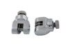 V-Twin - 27-0671 - Mini Footpeg Clevis Set Chrome