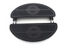V-Twin - 27-0684 - Half Moon Footboard Set Black - Fits 1941-1984 Harley-Davidson FL, 1936-1973 G, 1936-1952 EL, W