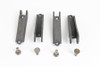 V-Twin - 27-0756 - Raw Footboard Cleat Set - Fits 1941-1965 Harley-Davidson FL, 1936-1940 EL, 1936-1952 W