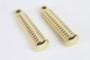 V-Twin - 27-0783 - Ribbed Style Extended Footpeg Set