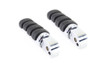 V-Twin - 27-0849 - Passenger ISO Footpeg Set Chrome