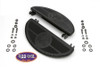 V-Twin - 27-0869 - World's Fair Style Half Moon Footboard Set Black - Fits 1941-1984 Harley-Davidson FL, 1936-1973 G, 1936-1952 EL, W