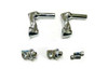 V-Twin - 27-0873 - Chrome Footpeg Mount Adjustable Offset