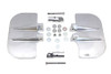V-Twin - 27-0917 - Passenger Mini Footboard Set Rubber Style