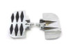 V-Twin - 27-0930 - Passenger Mini Footboard Set with Diamond Design