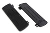 V-Twin - 27-0966 - Driver Square Style Footboard Set Black - Fits 1941-1985 Harley-Davidson FL, 1936-1973 G, 1936-1952 W