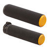 Arlen Ness - Knurled Fusion Dual Cable Grips - fits 1" Bars