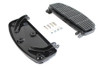 V-Twin - 27-1023 - Driver Black 'D' Shape Footboard Set - Fits 1940-1984 Harley-Davidson FL, 1940-1946 U, 1940-1952 W, 1941-1972 G