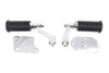 V-Twin - 27-1026 - Passenger Footpeg Kit - Fits 1965-1984 Harley-Davidson FL