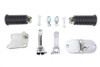 V-Twin - 27-1026 - Passenger Footpeg Kit - Fits 1965-1984 Harley-Davidson FL