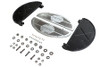 V-Twin - 27-1240 - Half Moon Footboard Set Black - Fits 1941-1984 Harley-Davidson FL, 1936-1973 G, 1936-1948 U, 1936-1952 W
