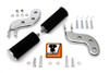 V-Twin - 27-1253 - Buddy Seat Footpeg Set Chrome - Fits 1941-1964 Harley-Davidson FL, 1940-1952 EL