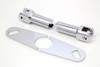 V-Twin - 27-1459 - Passenger Footboard Support Kit - Fits 2008-2017 Harley-Davidson FLST, FXST