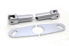 V-Twin - 27-1459 - Passenger Footboard Support Kit - Fits 2008-2017 Harley-Davidson FLST, FXST