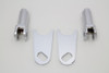 V-Twin - 27-1459 - Passenger Footboard Support Kit - Fits 2008-2017 Harley-Davidson FLST, FXST