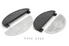 V-Twin - 27-1542 - Half Moon Footboard Set Black