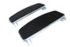 V-Twin - 27-1823 - 'D' Driver Footboard Set Zinc - Fits 1940-1984 Harley-Davidson FL, 1940-1946 U, 1940-1952 W, 1941-1972 G