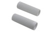 V-Twin - 28-0119 - Replica Rib Style White Grip Set - Fits 1962-1972 Harley-Davidson FL, XL