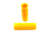 V-Twin - 28-0186 - Yellow Grip Set Original Rib Style