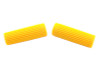 V-Twin - 28-0186 - Yellow Grip Set Original Rib Style