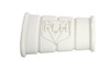 V-Twin - 28-0382 - White Rubber Kick Starter Pedal With FLH Logo - Fits 1937-1948 Harley-Davidson UL, 1952-1956 K, 1957-1979 XL, 1971-1984 FX, 1936-1940 EL, 1941-1984 FL, 1929-1952 WL