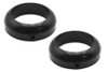 V-Twin - 28-0677 - 1 inch Handlebar Collar Set Black